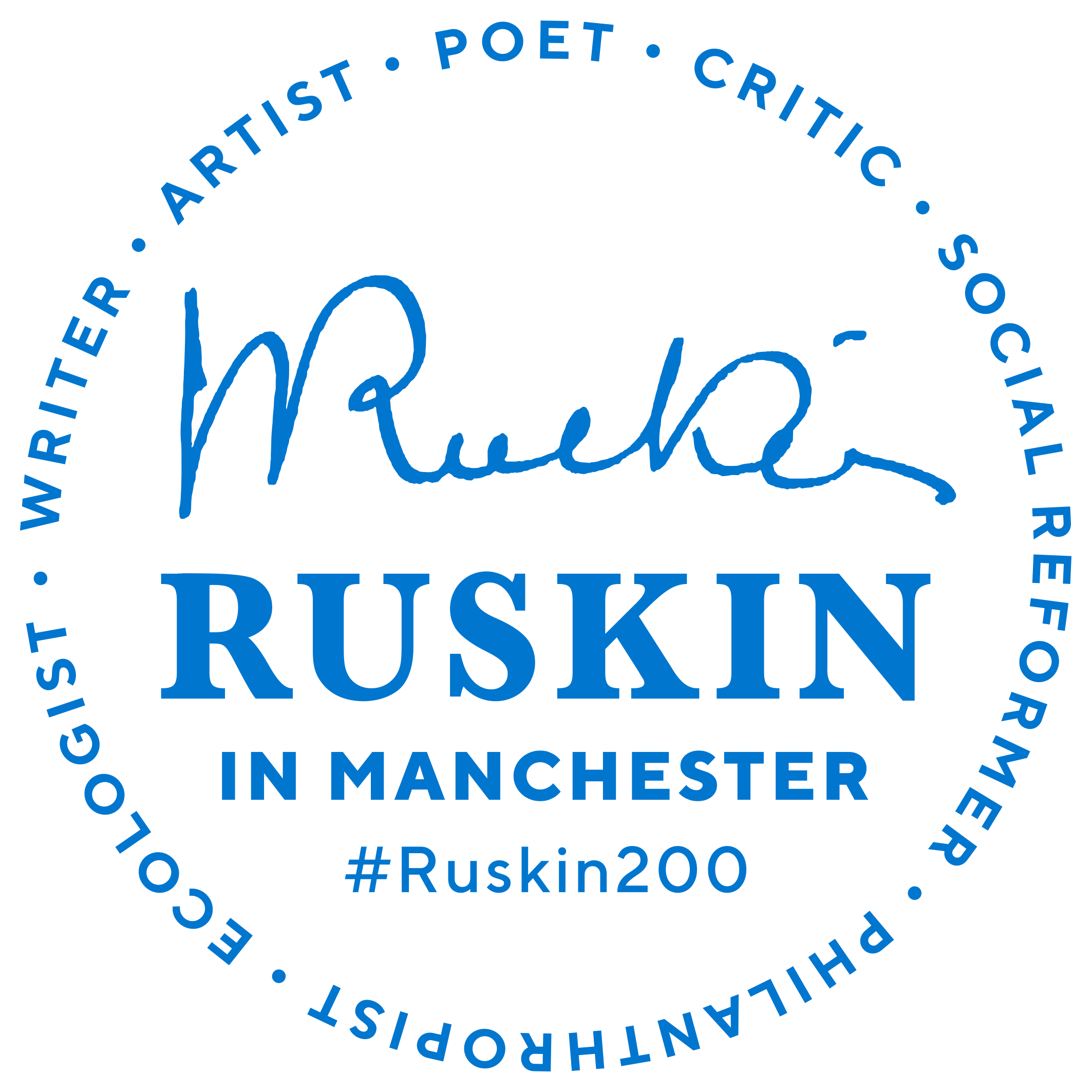Ruskin in MCR Round Logo Blue.png