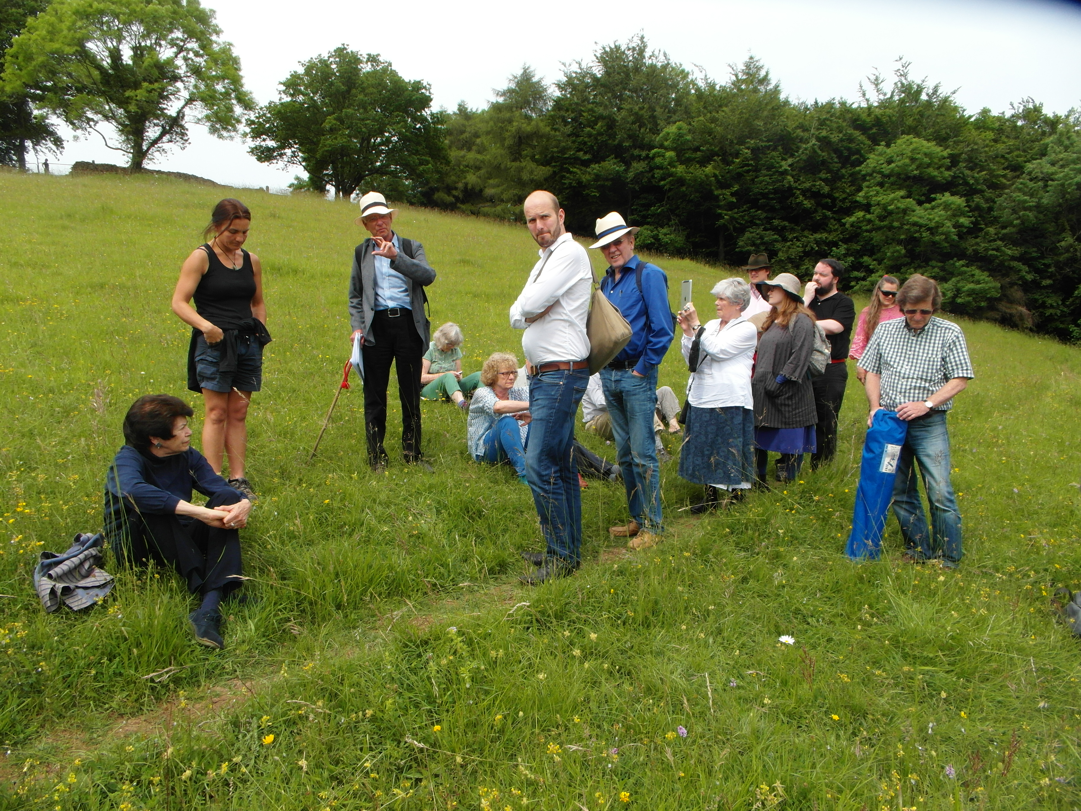 Companions & friends visit to Sheepscombe Meadow, & neighbouring Arts & Crafts sites in Gloucestershire